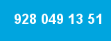 928 049 13 51